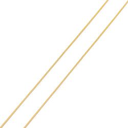 Corrente De Ouro 18k Groumet De 1mm Com 65cm - 102... - Fábrica do Ouro ®️