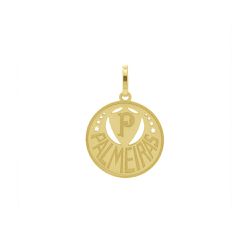 Pingente De Ouro 18k Time Palmeiras P - 103126 - Fábrica do Ouro ®️