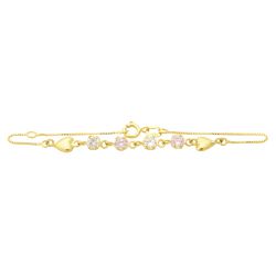 Pulseira Infantil De Ouro 18k Veneziana De 12,5cm ... - Fábrica do Ouro ®️