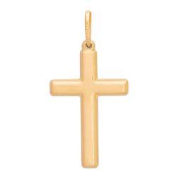 Pingente De Ouro 18k Cruz Com 25mm - 101557 - Fábrica do Ouro ®️
