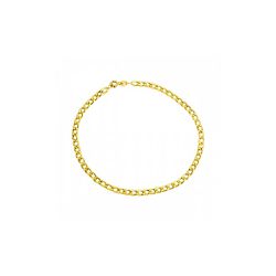 Pulseira De Ouro 18k Groumet De 4,3mm Com 21cm - 1... - Fábrica do Ouro ®️