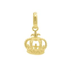 Pingente De Ouro 18k Coroa Elizabeth - 103304 - Fábrica do Ouro ®️