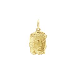 Pingente De Ouro 18k Face De Cristo De 16mm - 1000... - Fábrica do Ouro ®️