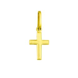 Pingente de Ouro 18k Cruz Menor - 103432 - Fábrica do Ouro ®️