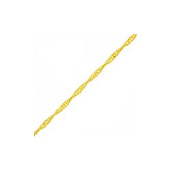 Pulseira De Ouro 18k Singapura De 1,1mm Com 20cm -... - Fábrica do Ouro ®️