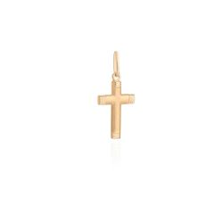 Pingente De Ouro 18k Cruz Detalhes - 103398 - Fábrica do Ouro ®️