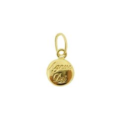 Pingente De Ouro 18k Agnus DeiMédio - 102307 - Fábrica do Ouro ®️