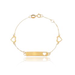 Pulseira Infantil De Ouro 18k Veneziana De 13cm Co... - Fábrica do Ouro ®️