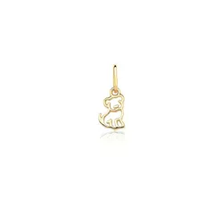 Pingente De Ouro 18k Cachorrinho Vazado - 101923 - Fábrica do Ouro ®