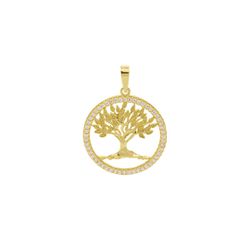 Pingente De Ouro 18k Árvore Da Vida Pequena - 1019... - Fábrica do Ouro ®️