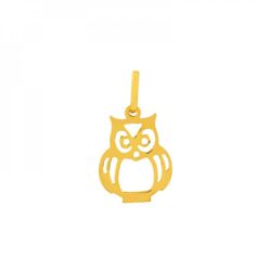 Pingente De Ouro 18k Corujinha Vazado - 103082 - Fábrica do Ouro ®️