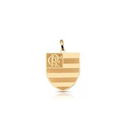 Pingente De Ouro 18k Time Flamengo Médio - 102047 - Fábrica do Ouro ®️