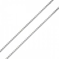 Corrente De Ouro Branco 18k Veneziana De 0,5mm Com... - Fábrica do Ouro ®️