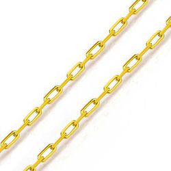Corrente De Ouro 18k Cartie De 1,1mm Com 50cm - 10... - Fábrica do Ouro ®️