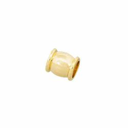 Separador De Ouro 18k Para Pingentes Abaulado - 10... - FÁBRICA DO OURO - ATACADO