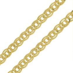 Corrente De Ouro 18k Romana De 5,0mm Com 50cm - 10... - Fábrica do Ouro ®️