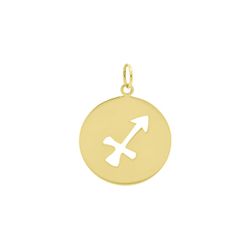 Pingente De Ouro 18k Signo Sagitário - 103109 - Fábrica do Ouro ®️