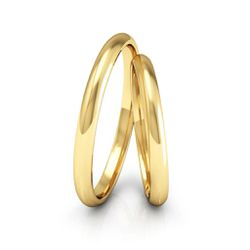 Par De Aliança De Ouro 18k Tradicional Com 2,0mm -... - Fábrica do Ouro ®️