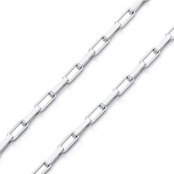Corrente De Ouro Branco 18k Veneziana Longa De 1,1... - Fábrica do Ouro ®️