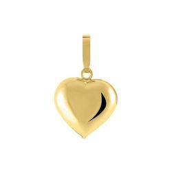 Pingente De Ouro 18k Coração Pequeno - 100083 - Fábrica do Ouro ®️
