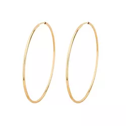 Brinco De Ouro 18k Argola De 46mm - 100509 - Fábrica do Ouro ®️