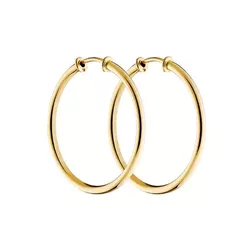 Brinco De Ouro 18k Argola Fio Redondo De 18mm - 10... - Fábrica do Ouro ®️