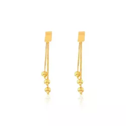 Brinco De Ouro 18k Cascatas - 103525 - Fábrica do Ouro ®️