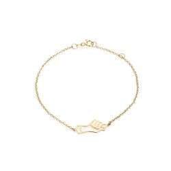 Pulseira De Ouro 18k Elo Português com Figa - 1031... - Fábrica do Ouro ®️