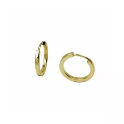 Brinco Infantil De Ouro 18k Wide Argola - 102869 - Fábrica do Ouro ®️