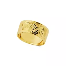 Anel De Ouro 18k Escravas de 6,0mm - 102960 - Fábrica do Ouro ®️
