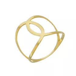 Anel de Ouro 18k Style - 103342 - Fábrica do Ouro ®️