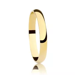 Aliança Individual De Ouro 18k Tradicional Com 3,0... - Fábrica do Ouro ®️