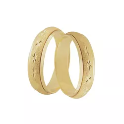 Par De Aliança Casamento De Ouro 18k Alana Anatômi... - Fábrica do Ouro ®️