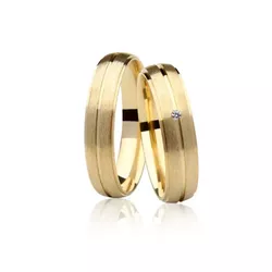 Par De Aliança Casamento De Ouro 18k Anatômica Fos... - Fábrica do Ouro ®️