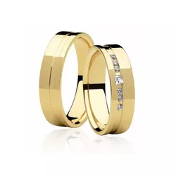 Par De Aliança Casamento De Ouro 18k Cancun Anatôm... - Fábrica do Ouro ®️