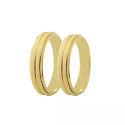 Par De Aliança Casamento De Ouro 18k Diamantada An... - Fábrica do Ouro ®️