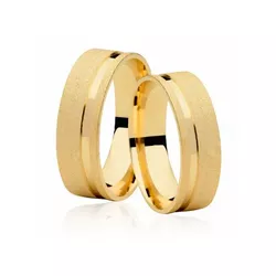Par De Aliança Casamento De Ouro 18k Golden Anatôm... - Fábrica do Ouro ®️