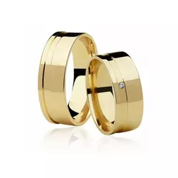 Par De Aliança Casamento De Ouro 18k Lótus De 7,0 ... - Fábrica do Ouro ®️