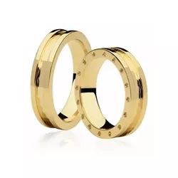 Par De Aliança Casamento De Ouro 18k Luxuri Anatôm... - Fábrica do Ouro ®️