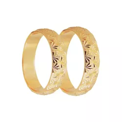 Par De Aliança Casamento De Ouro 18k Tiana Anatômi... - Fábrica do Ouro ®️