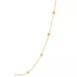Corrente De Ouro 18k Cartie Com Bolinhas De 3mm Co... - FÁBRICA DO OURO - ATACADO