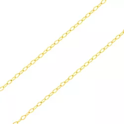 Corrente De Ouro 18k Elo Americano De 0,5mm Com 45... - Fábrica do Ouro ®️