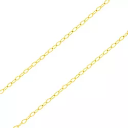 Corrente De Ouro 18k Elo Americano De 0,5mm Com 60... - FÁBRICA DO OURO - ATACADO