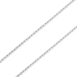 Corrente De Ouro Branco 18k Cartie De 1mm Com 45cm... - Fábrica do Ouro ®️