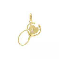 Pingente De Ouro 18k Estetoscópio - 103310 - Fábrica do Ouro ®️