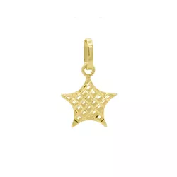 Pingente De Ouro 18k Estrela Diamantada P - 103296 - Fábrica do Ouro ®️