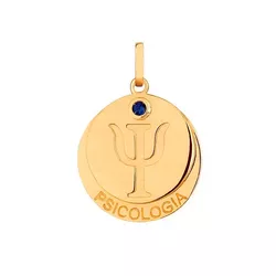 Pingente De Ouro 18k Formatura De Psicologia Com Z... - Fábrica do Ouro ®️