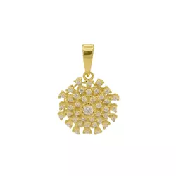 Pingente De Ouro 18k Margarida - 103367 - Fábrica do Ouro ®️