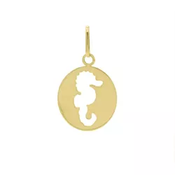 Pingente De Ouro 18k Medalhinha Cavalo Marinho vaz... - Fábrica do Ouro ®️