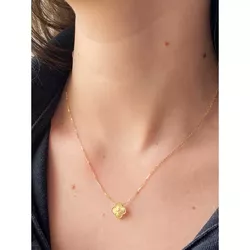 Pingente De Ouro 18k Trevo - 103690 - Fábrica do Ouro ®️